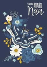 Amazing Nan - butterfly card created by Made by Burbs