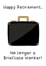 Retirement briefcase Retirement Card 15857 created by Helen Bicknell