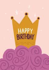 queen crown Birthday Card 18553 created by Rock Paper Scissors