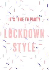 confetti lockdown Birthday Card 36039 created by Splodge Designs