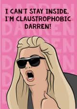 gemma collins Birthday Card 17108 created by Guilty Cards