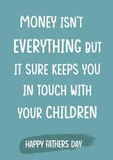 money isn't Father's Day Card 43790 created by Butlin Designs