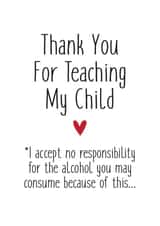 Teacher Thank You Thank You Card 18395 created by Natalie Frost