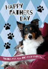 from the dog poop patrol Father's Day Card 32006 created by RS Graphics