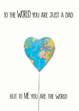 world dad Father's Day Card 17939 created by SVHIllustration
