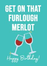 furlough merlot Birthday Card 37420 created by Bizzi Lizzi