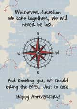 Adventure together anniversary card created by Crazed Creative