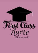 graduation nurse Graduation Card 19234 created by Leah Laughs