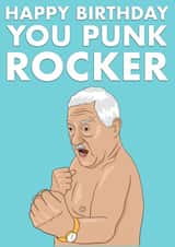 Friday night dinner mr morris Birthday Card 19243 created by AMS Graphics