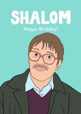 Shalom friday night dinner Birthday Card 19244 created by AMS Graphics