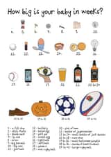 Pregnancy congratulations card created by No-me illustrations