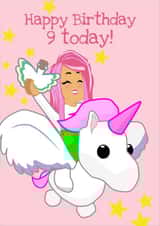 roblox unicorn Birthday Card 17770 created by Close to the bone