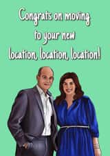 new house new home Congratulations Card 15021 created by @drawmecaricature