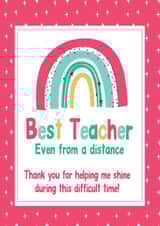 best teacher Thank You Card 41112 created by Rachel J Designs