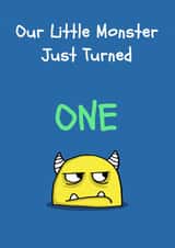 monster son Birthday Card 12446 created by @MisterDave