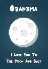 moon and back love you Just because Card 12447 created by @MisterDave
