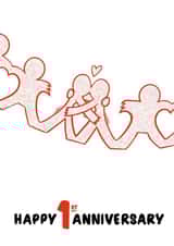 adult illustration Anniversary Card 13422 created by Colossal Studio