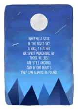 Star in the night sky Sympathy card created by Evie Garnett Designs