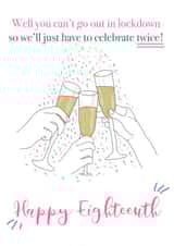 Party Lockdown Birthday Card 39269 created by Emma Keight