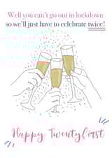 prosecco party Birthday Card 39270 created by Emma Keight