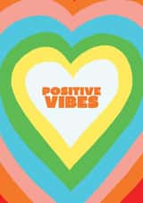 positive vibes love Thinking of you Card 16719 created by Pearl Ivy