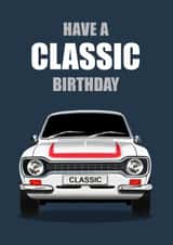 car adult Birthday Card 18461 created by RetroMotion Artwork