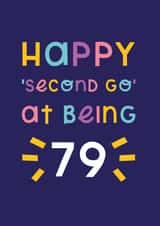 80th Birthday Card created by Joanne Hawker