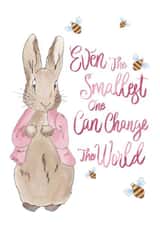 Peter rabbit inspiration New Baby Card 14941 created by Paper Wishes Co