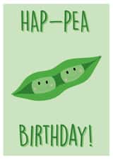 pea pun Birthday Card 19287 created by Designs.By.Meg