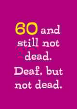 60 60th Birthday Card 8803 created by Rusty Pencil