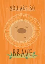 Brave Lion Card created by Jennie Moore