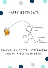 funny beer Birthday Card 43761 created by A note with love