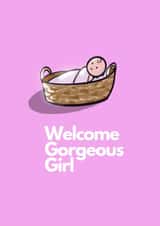 Baby girl Card 42858 created by Boy Oh Boy Designs