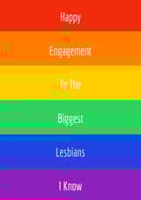 Rainbow - lesbian wedding design created by Betty's Boutique