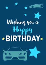 car boy Birthday Card 15779 created by Betty's Boutique