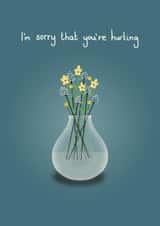 sorry you're Thinking of you Card 14294 created by Sara Baker