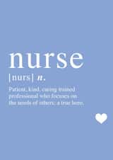 NURSE NHS Thank You Card 40725 created by The Foxy Lemon Co.