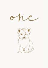 lion first Card 33337 created by AK Designs