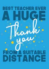 teacher best Thank You Card 40135 created by WillyBee