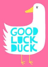 Good luck good luck duck Card 44022 created by Pru Close