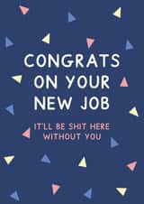 Congrats On Your New Job Sweary Card created by Jeff and the Squirrel