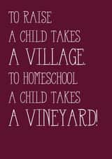 raise child Thank You Card 18549 created by Craig Sanders