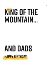 king of the Birthday Card 11643 created by The Sunday Cyclist