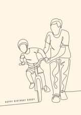 Cycling Bike Birthday Card 11644 created by The Sunday Cyclist