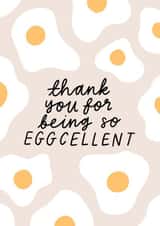 Thank You For Being So Eggcellent created by Tillie Rose Studio