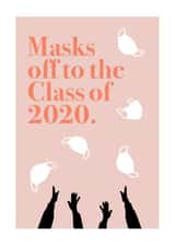 masks off Graduation Card 41289 created by Marie Castiglione