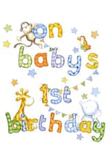 1 1st Birthday Card 16531 created by Kate Garrett