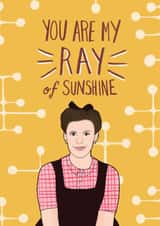 Ray Eames Eames Birthday Card 13573 created by Bonne Nouvelle