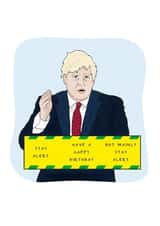 Boris Boris Johnson Birthday Card 42916 created by Jessica Wright
