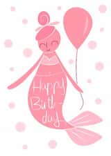 Happy Birthday Mermaid card created by Leah Roberts